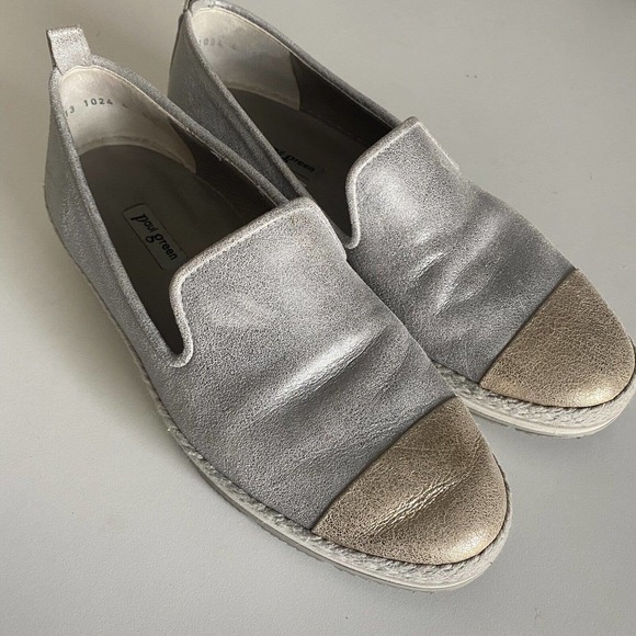 Paul Green Joaquin Espadrille Slip On Leather Loafer Round Toe Platform … - Picture 2 of 7